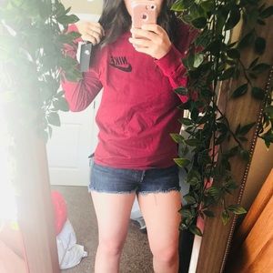 NIKE berry long sleeve 🍂